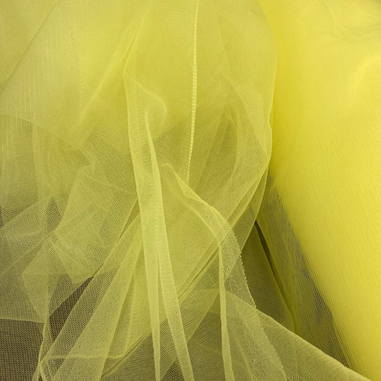 1 Yard 2-Way Stretch Nylon Net Mesh Fabric, 60" Width Lightweight Sheer Mesh for Gowns, Dancewear & Costumes